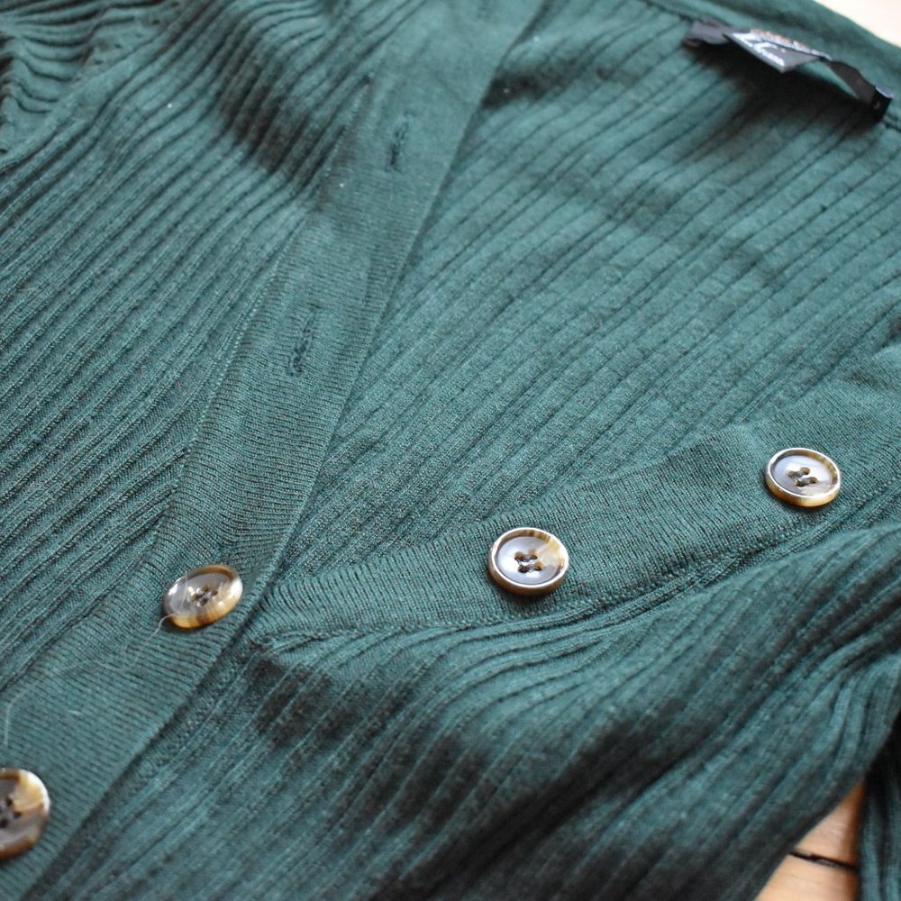 Emerald Midi bodycon Long-sleeve Sweater Dress